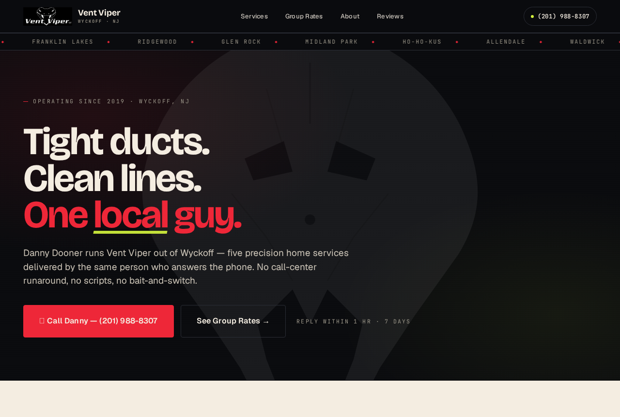 Vent Viper website built by Spencer Scott Digital